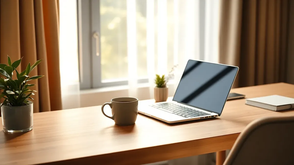 Reviewing personal finances at home — Online Credit Repair